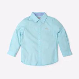 Cotton Shirt with Spread Collar-image-85