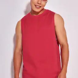 bewakoof Cotton Sleeveless Vest-picture-23