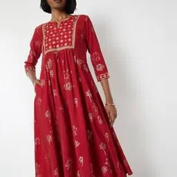 max Women Embellished A-Line Kurta Set-picture-14