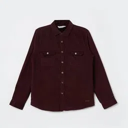 fame forever by lifestyle Boys Regular Fit Shirt with Spread Collar-picture-42