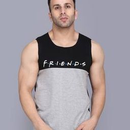 Colourblock Round-Neck Vest-image-24