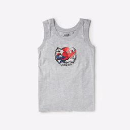 Spiderman Print Cotton Vests-picture-30