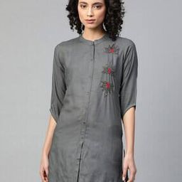 Embellished Tunic with Mandarin Collar-picture-25