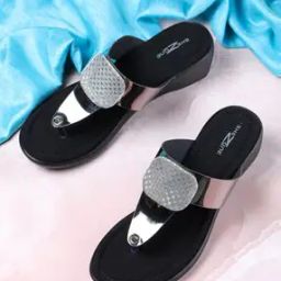 Embellished Open-Toes Wedges with Flat Heels-image-24