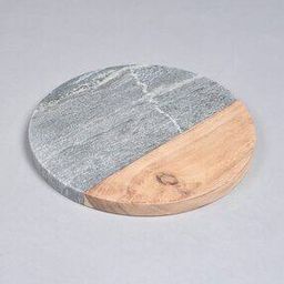 Colorblock Stone & Acacia Wood Chopping Board-51