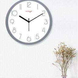 Round Plastic Analogue Wall Clock-13