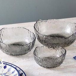 Set of 3 Textured Serving Bowls-image-0