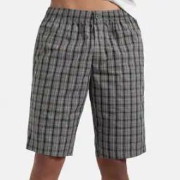 Men Checked Regular Fit Bermudas-image-80