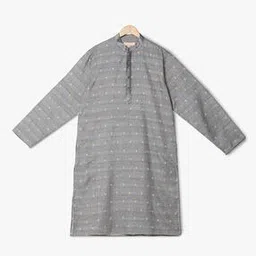 samav Men Brocade Slim Fit Kurta-picture-0
