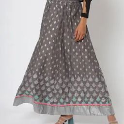 Printed Flared Skirt-picture-23