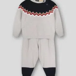 Infants Patterned-Knit Sweater with Joggers-image-35