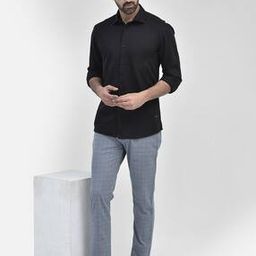 Checks Slim Fit Trousers-image-64