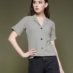Spread-Collar Shirt with Full Sleeves-picture-13