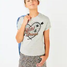Graphic Round- Neck T-shirt-image-78