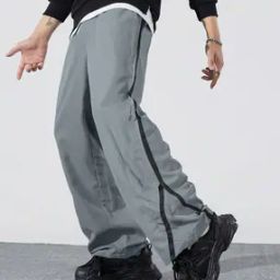 Men Colour-block Track Pants-image-67