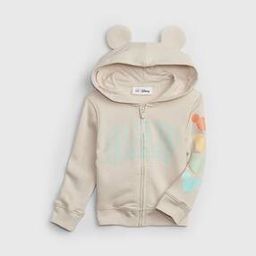 Logo Print Zip-Front Hoodie-16