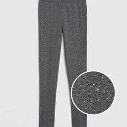 Shimmery Leggings with Elasticated Waist-image-42