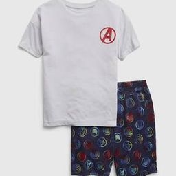 Marvel Print Shorts & T-Shirt Set-picture-17