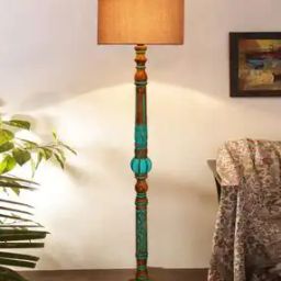Devansh Mid Century Modern Hand Turned Floor  -30