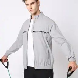 Men Brand Print Regular Fit Jacket-picture-11