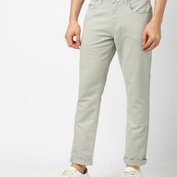 Men Slim Fit Flat-Front Chinos-picture-52