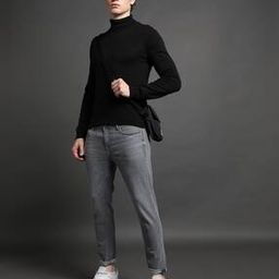 lee cooper Men Artie Light-Wash Cropped Slim Fit Jeans-picture-11