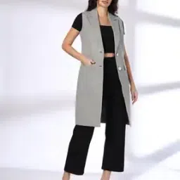 Women Relaxed Fit Trench Coat-24