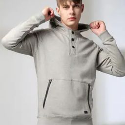 Men Relaxed Fit Hoodie-image-10