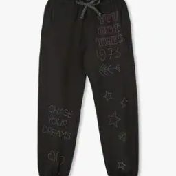 Girls Embellished Relaxed Fit Joggers-image-59