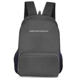 Men Typographic Print Backpack with Adjustable Strap-3