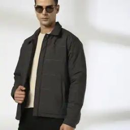 Men Regular Fit Puffer Jacket-image-88