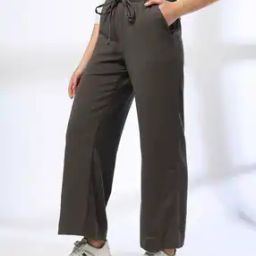 Women Patterned Straight Fit Trousers-image-95