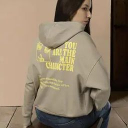 Women Butterfly Print Regular Fit Hoodie-image-27