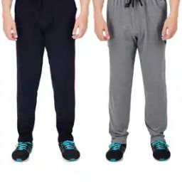 Men Pack of 2 Straight Track Pants-22