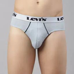 Men Regular Fit Briefs with Elasticated Waist-image-83