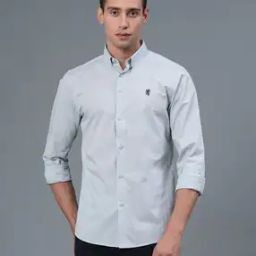 Men Shirt with Button Down Collar-image-96