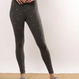 Women Printed Leggings with Elasticated Waist-image-39