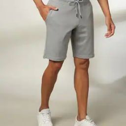 Men Regular Fit Shorts with Drawstring Waist-image-62