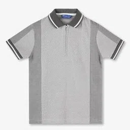 Boys Knitted Regular Fit Polo T-Shirt-image-54