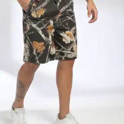 Men Printed Slim Fit Shorts-picture-10