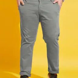 Men Straight Fit Flat-Front Chinos-image-69
