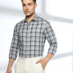 Men Checked Regular Fit Cotton Shirt-image-60