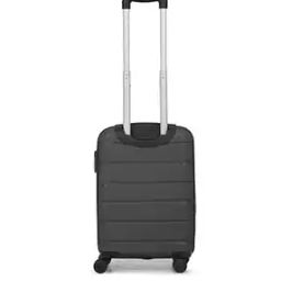 Striped Hard Body Trolley Bag-30