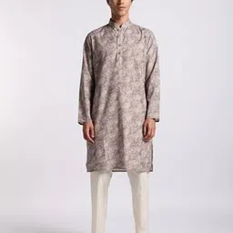 samav Floral Print Slim Fit Kurta-picture-15