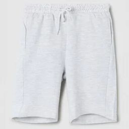 Heathered Regular Fit Cotton Shorts-picture-37