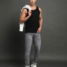 Men Mid-Wash Low-Rise Slim Fit Jeans-image-31