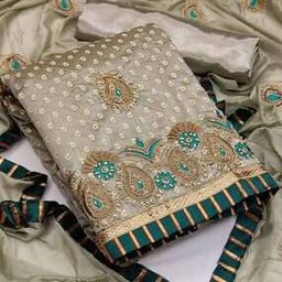 Embroidered Unstitched Dress Material-image-46
