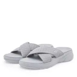 Women Logo Applique Slip-On Slides -picture-10