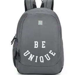 Men Typographic Print Backpack with Adjustable Straps-5