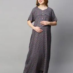 Leaf Print Nightgown-image-24